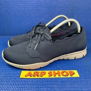 SKECHERS AIR-COOLED Women`s Size 10 Navy Blue Grey Comfort Shoes SN 158184